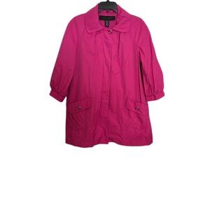 Apostrophe 3/4 Sleeve Hot Pink Women's Jacket Sz Large